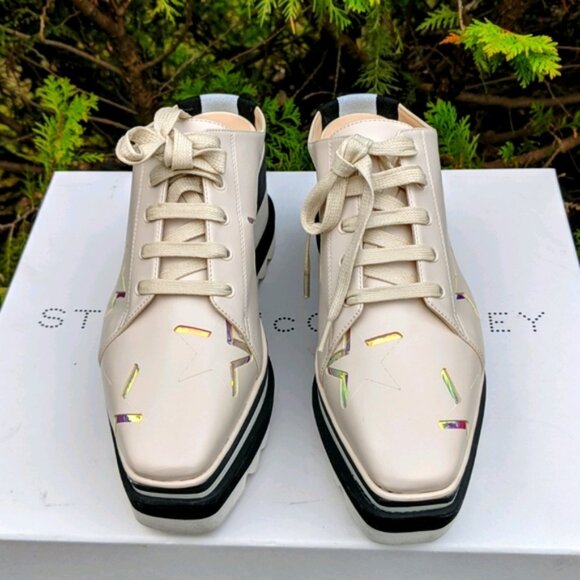 Stella McCartney Star Platform Wedge Mules - EUC - Picture 12 of 12